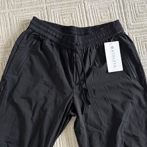 NWT Athleta Black Lightweight Drawstring Joggers
